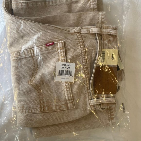 Levi's Beige Flare & Wide Leg Jeans - Picture 9 of 9